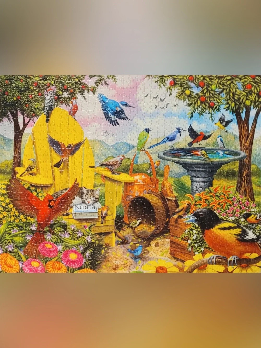 Buffalo Signature Collection 'Hidden Birds' 1000-Piece Puzzle - Colorful Multi